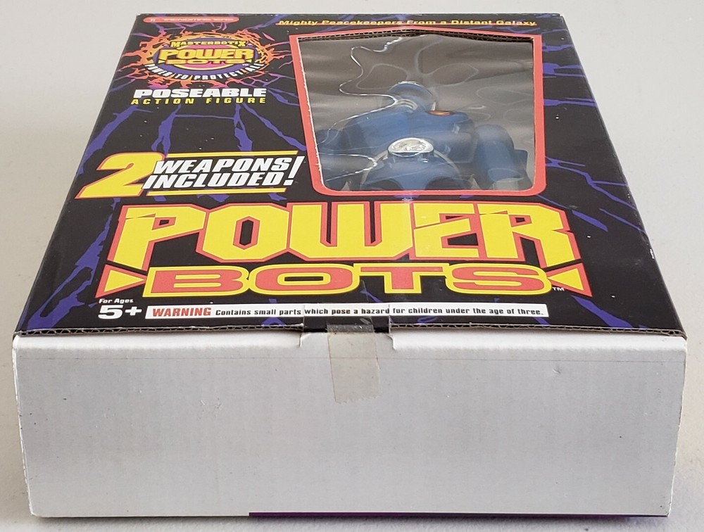 MASTERBOTIX POWER BOTS GORDON POSEABLE ACTION FIGURE WITH 2 WEAPONS