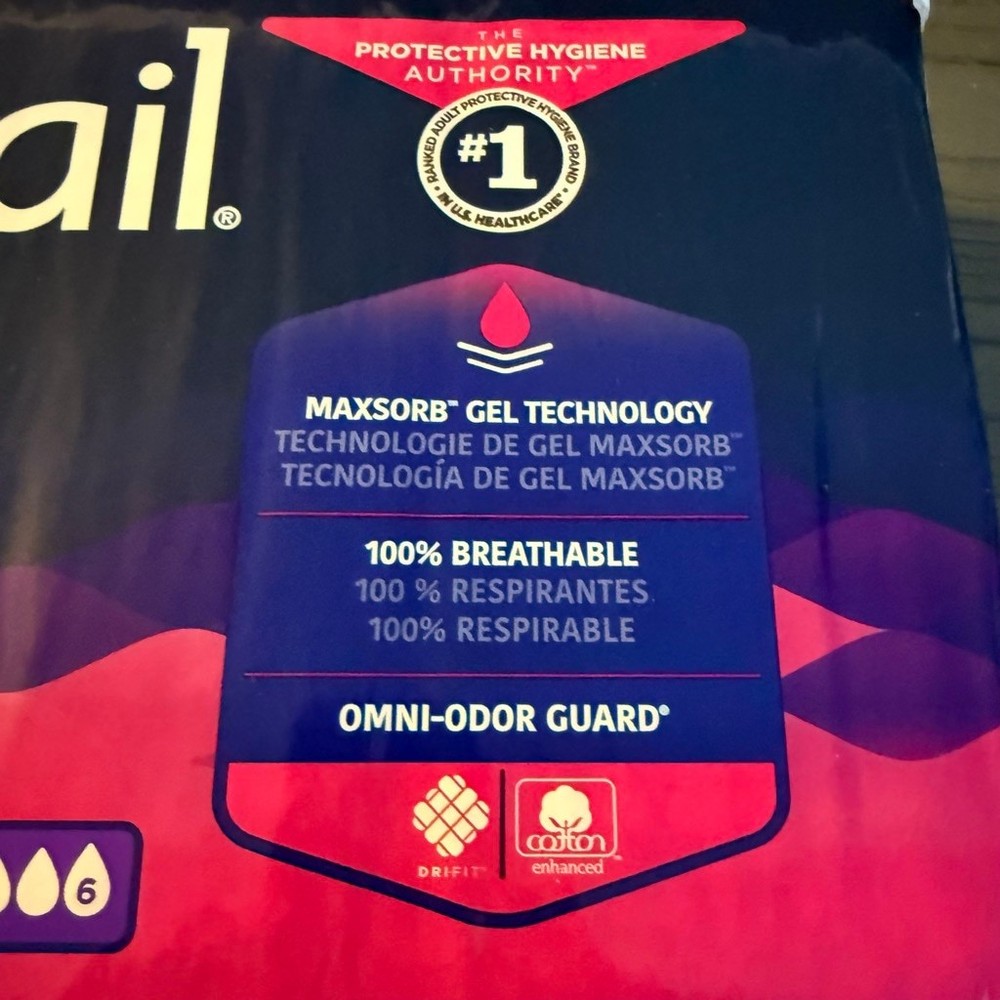 Prevail Daily Pads 33 Count Regular Absorbency – Packaging Damaged