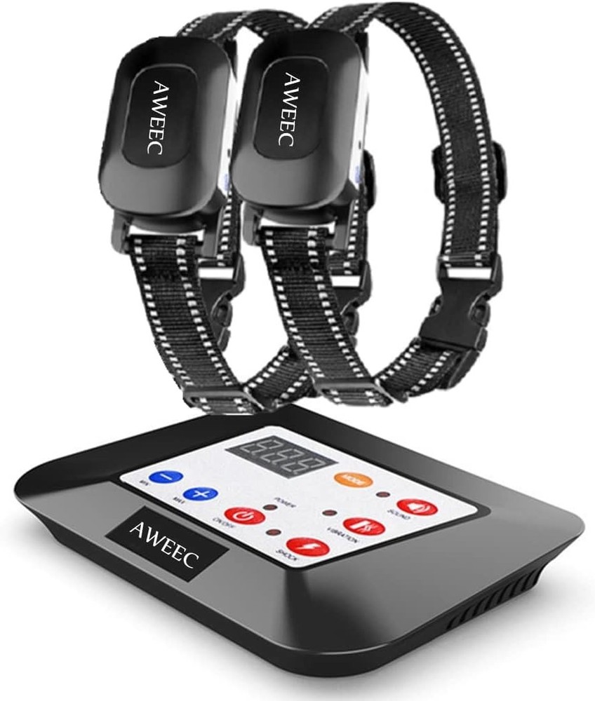 2-in-1 Wireless Dog Fence & Training Collar