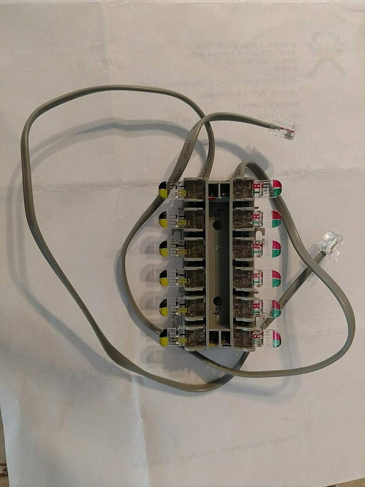 Tii Network Technologies 68M-2-2T 12 Pair Two Line Sealed Wire Termination Block