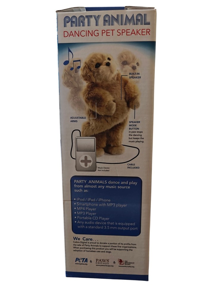 Party Animals Dancing Pet Speaker - SANDY