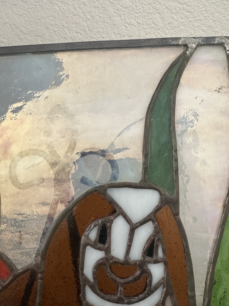 Stained Glass Panel Bunny