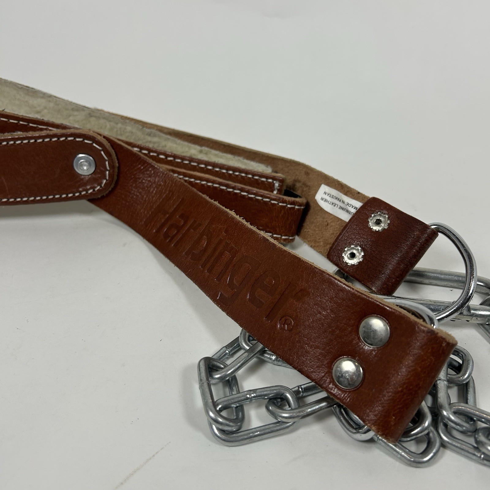 Harbinger Weightlifting Leather Horse Head Harness Excellent Condition