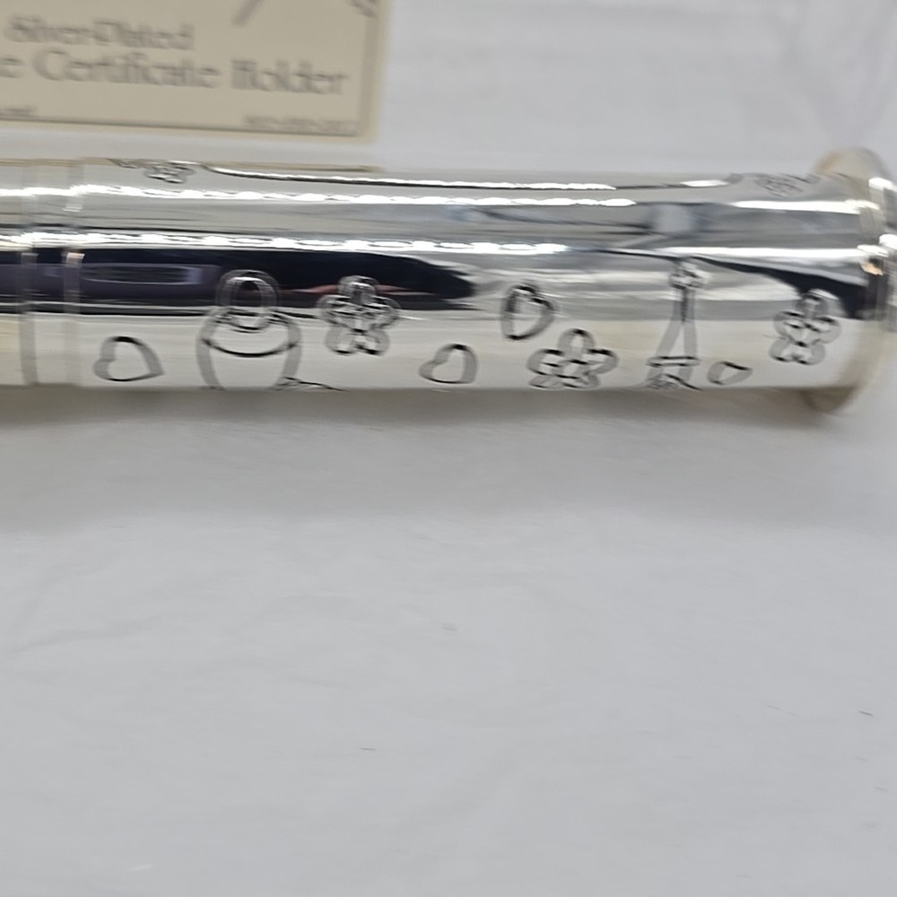 Stephan Baby Silver-Plated Keepsake Communion Certificate Holder