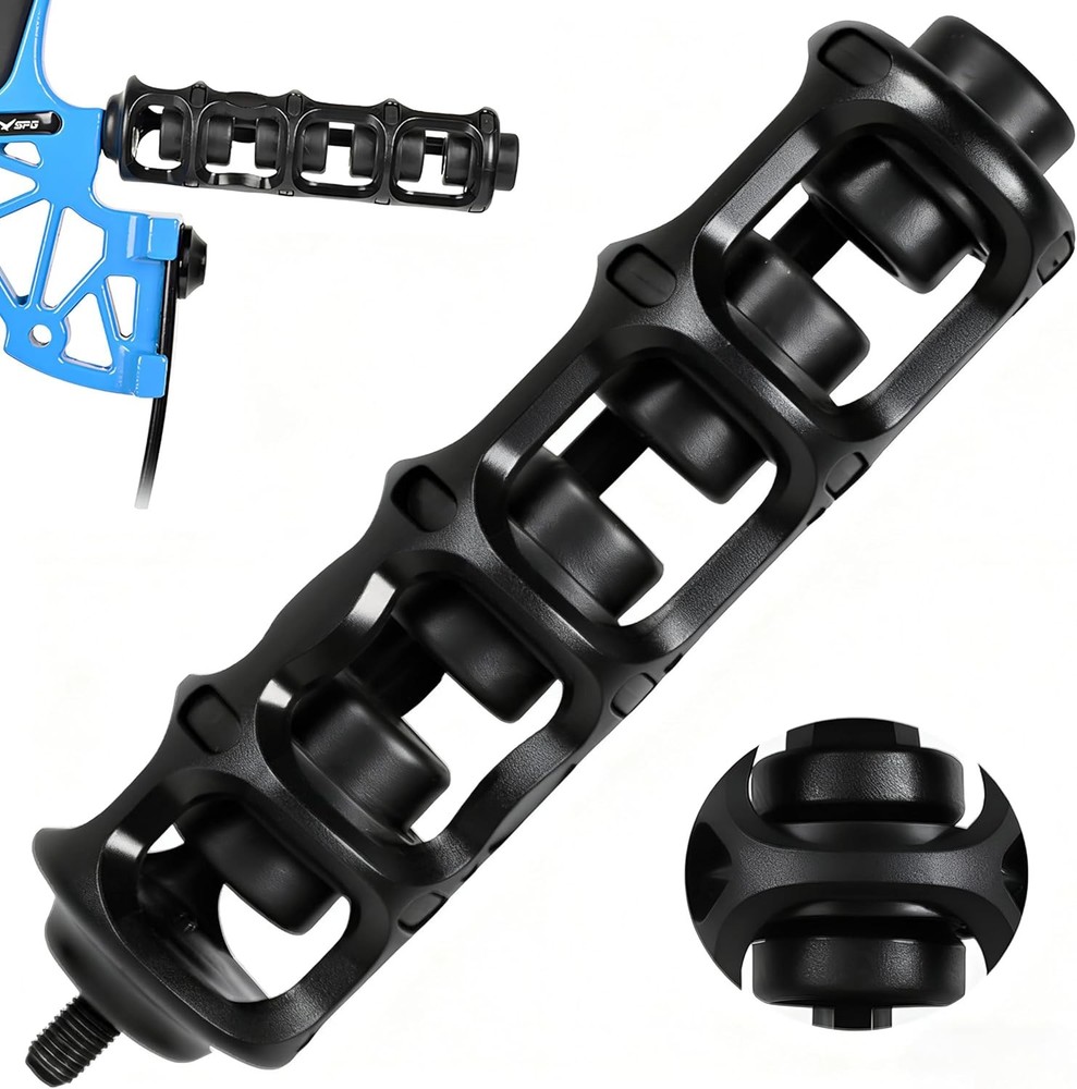 Archery 6" Lightweight Bow Stabilizer - Flexible Coupling Stabilizer for Compoun