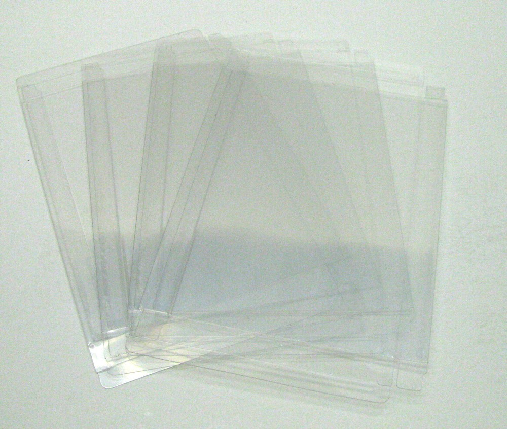 5x DVD STANDARD CASE (SIZE DV1) -CLEAR PLASTIC PROTECTIVE BOX PROTECTOR SLEEVE