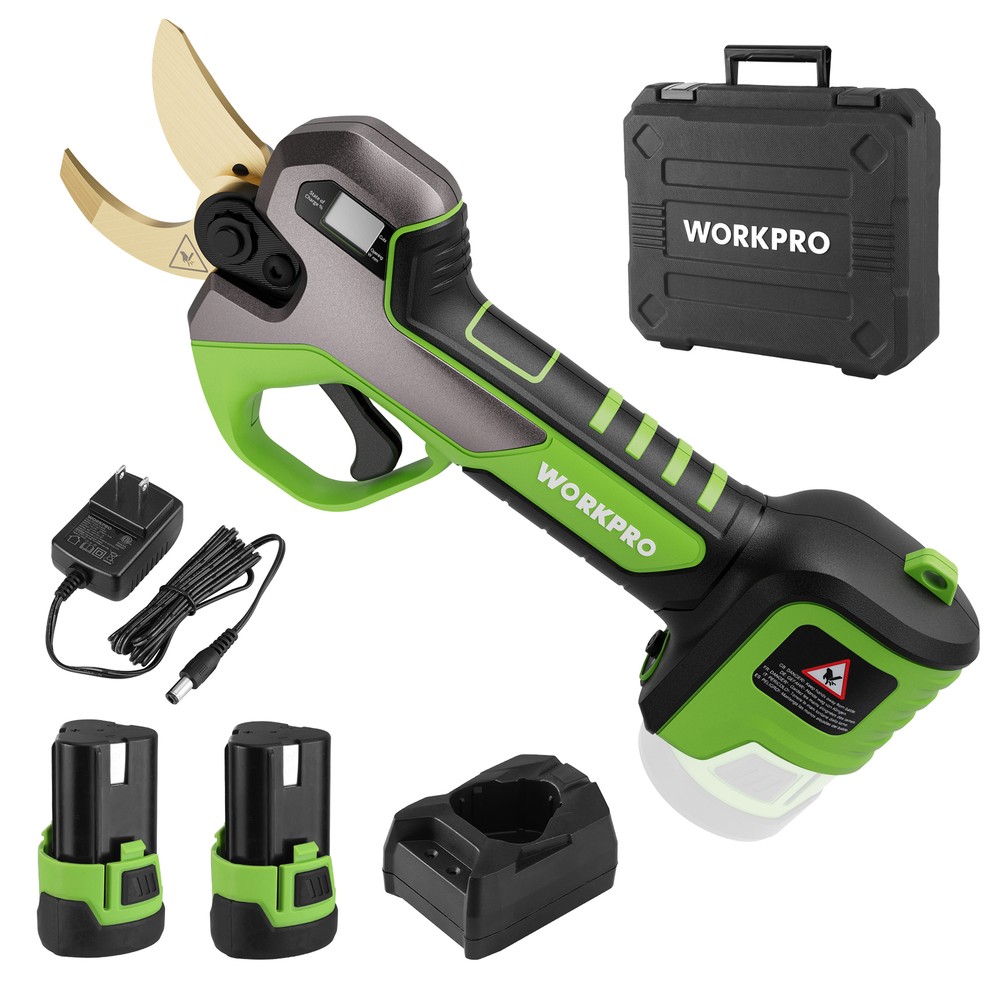 12V Cordless Tree Pruner Pruning Shears Electric Pruning Shears With 2 Batteries