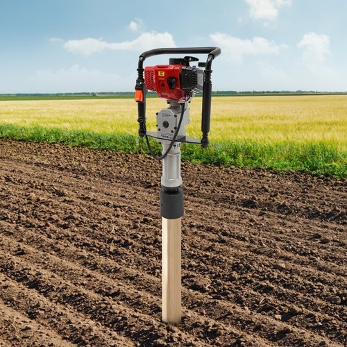52CC 2-Stroke Pile Driver Post Driver Garden Piling Machine Gasoline Powered