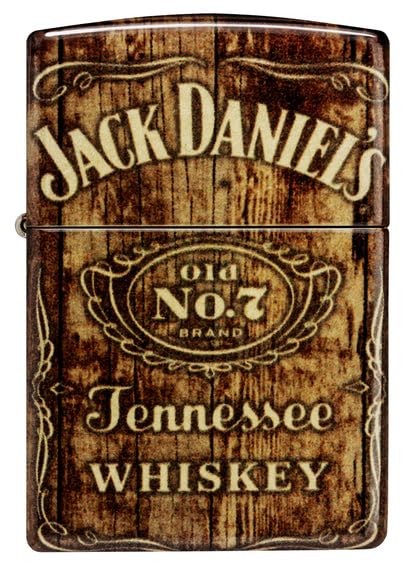 Zippo Lighter - Customized Engraved Message on Windproof Jack Daniels 46278