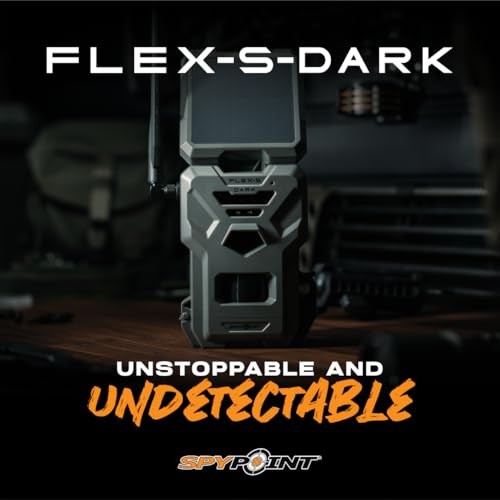 Flex-S-Dark Solar Cellular Trail Camera – Built-in Solar Panel, FLEX-S DARK