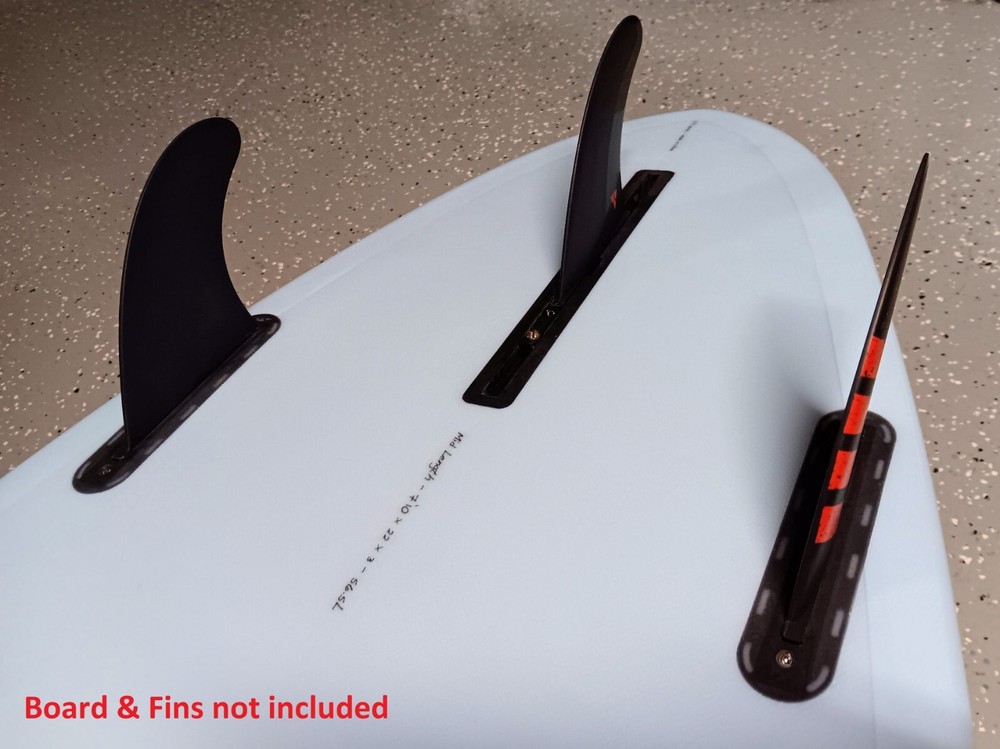 Futures to longboard fin box adapter