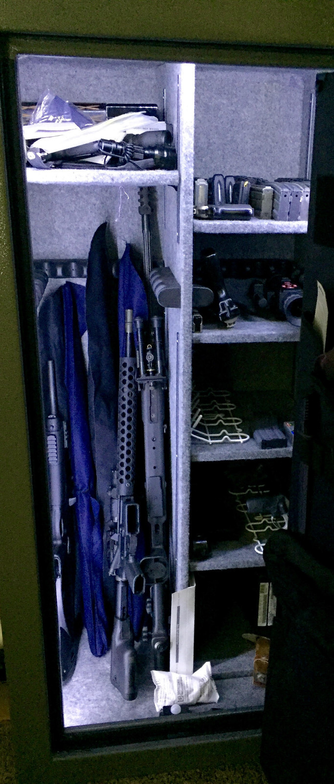 Battery Powered Gun Safe Light LED Strip 300/leds Kit w/ Motion Sensor or Switch