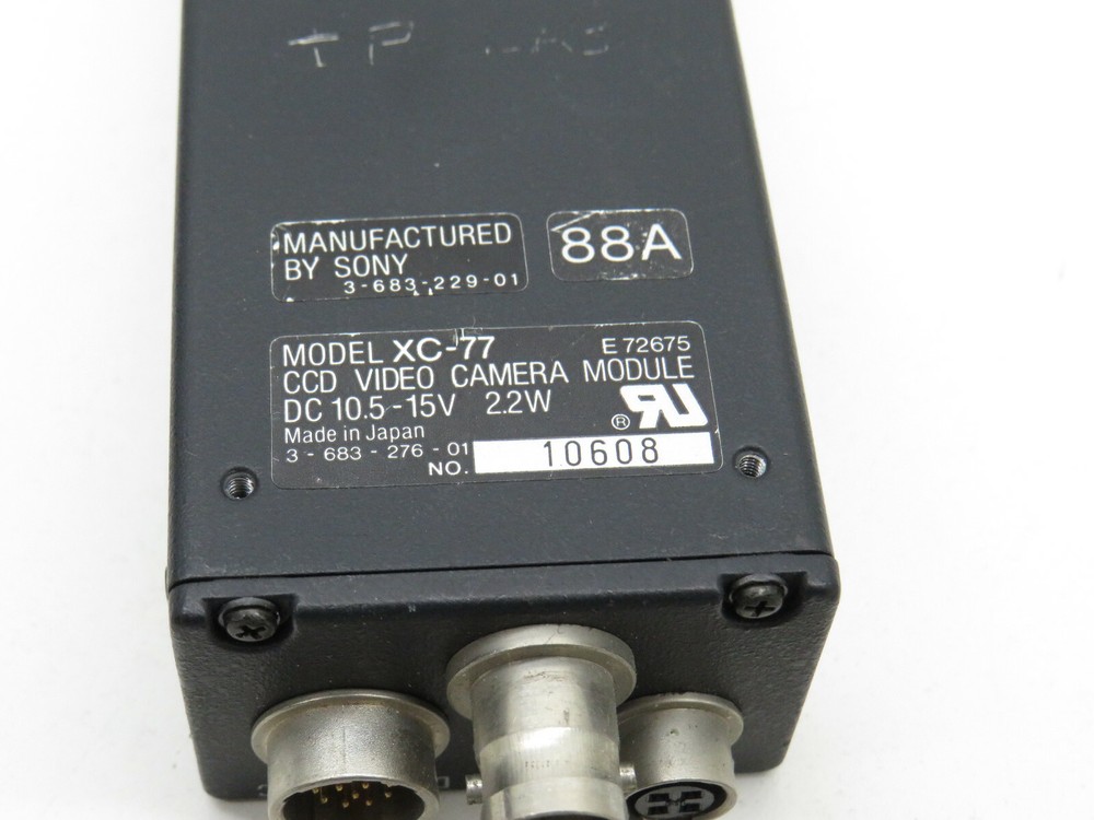Sony XC77 Industrial Machine Vision CCD Video Camera Module USED