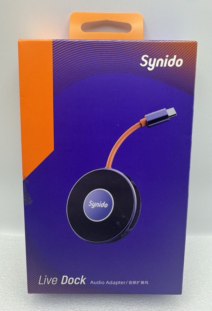 Synido Live Dock USB Audio Interface USB-C HD Sound Bluetooth Loopback