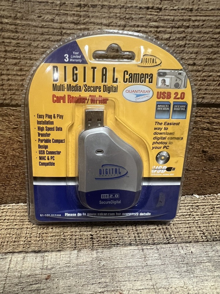 New Digital Concepts Camera Multi Media/Secure Digital Card Reader & Writer