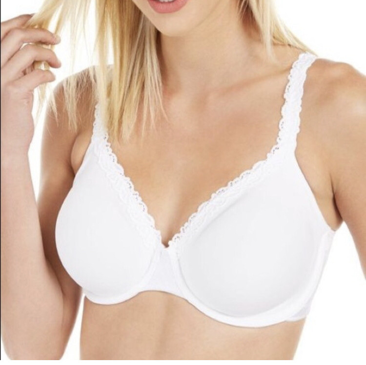 Bali Smoothing Bra Lightly Lined Back Smoothing Underwire Unlined 36 C
