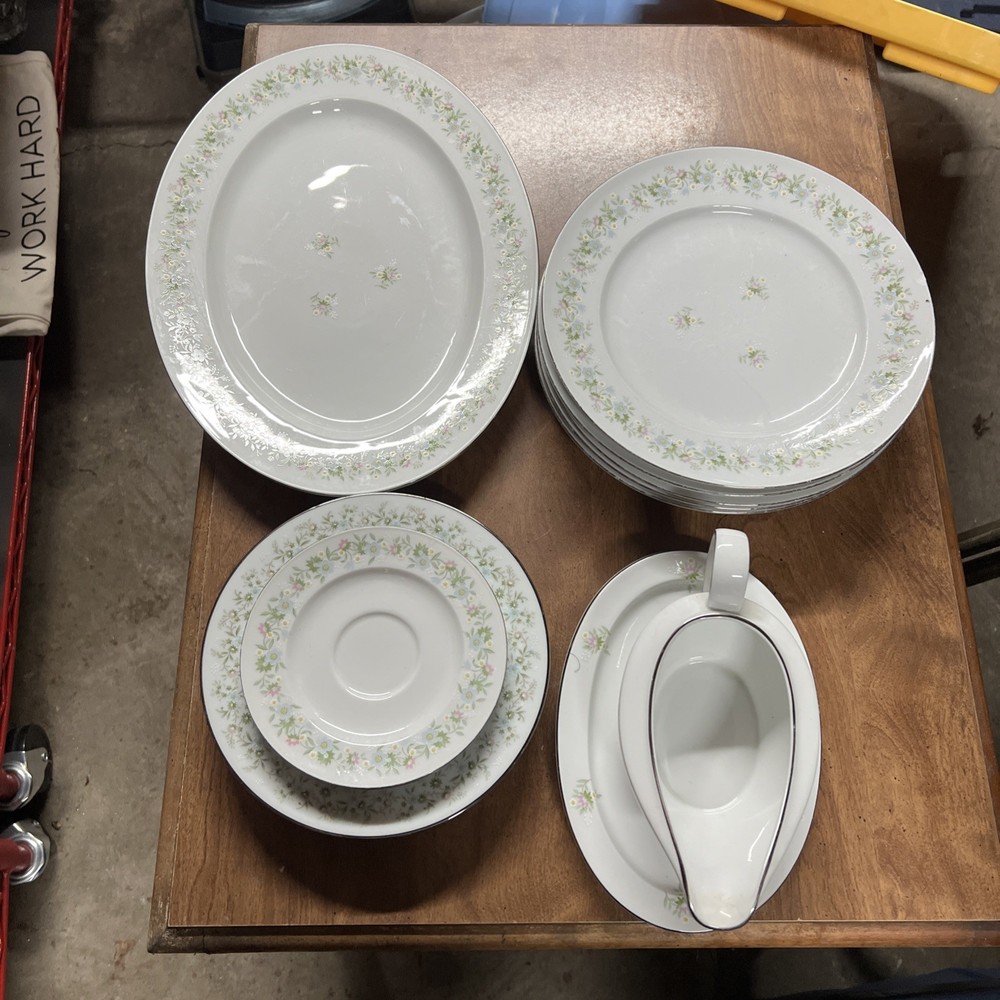 Johann Haviland Bavaria Germany "Forever Spring 13 Pc Setting