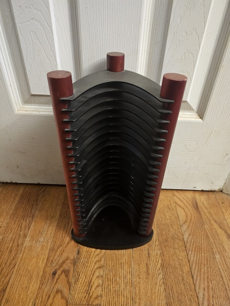 1990s Atlantic 20 CD Stackable Tower Rack Holder Organizer Retro 14”