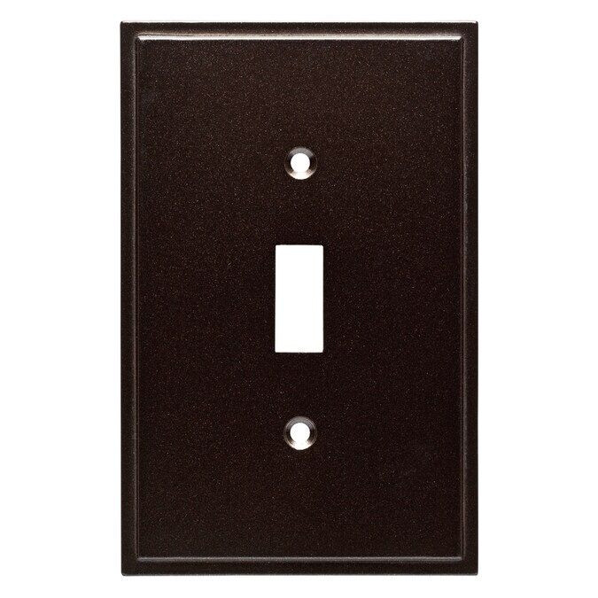 (5 Pack) Single Switch Wall Plate - Cocoa Bronze