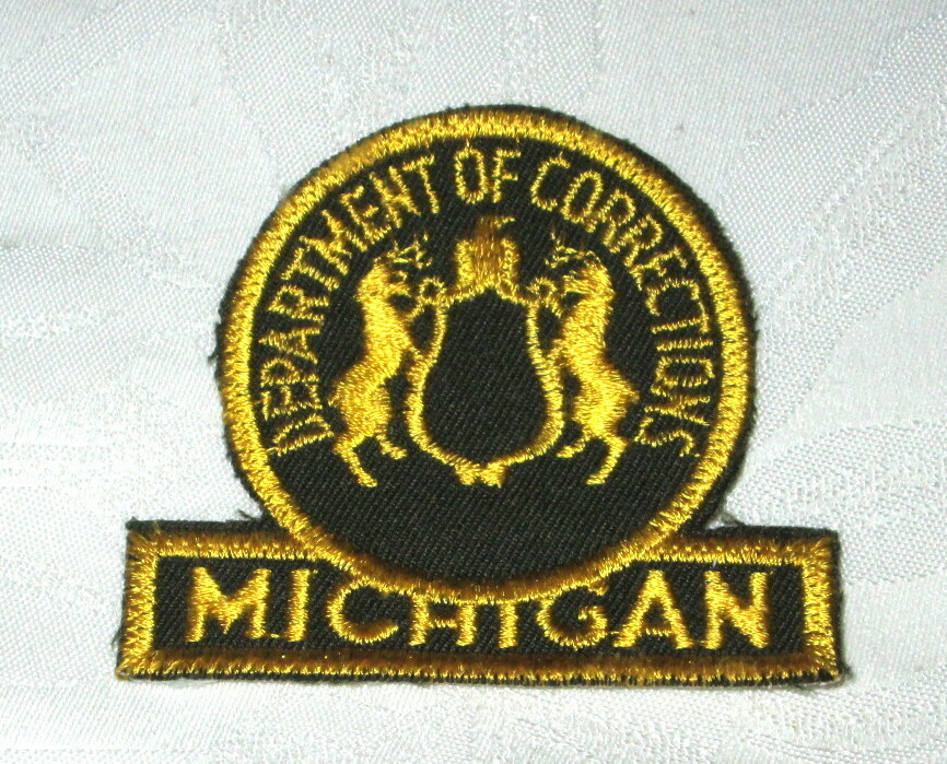 **MICHIGAN DEPT of CORRECTIONS PATCH - NEW**