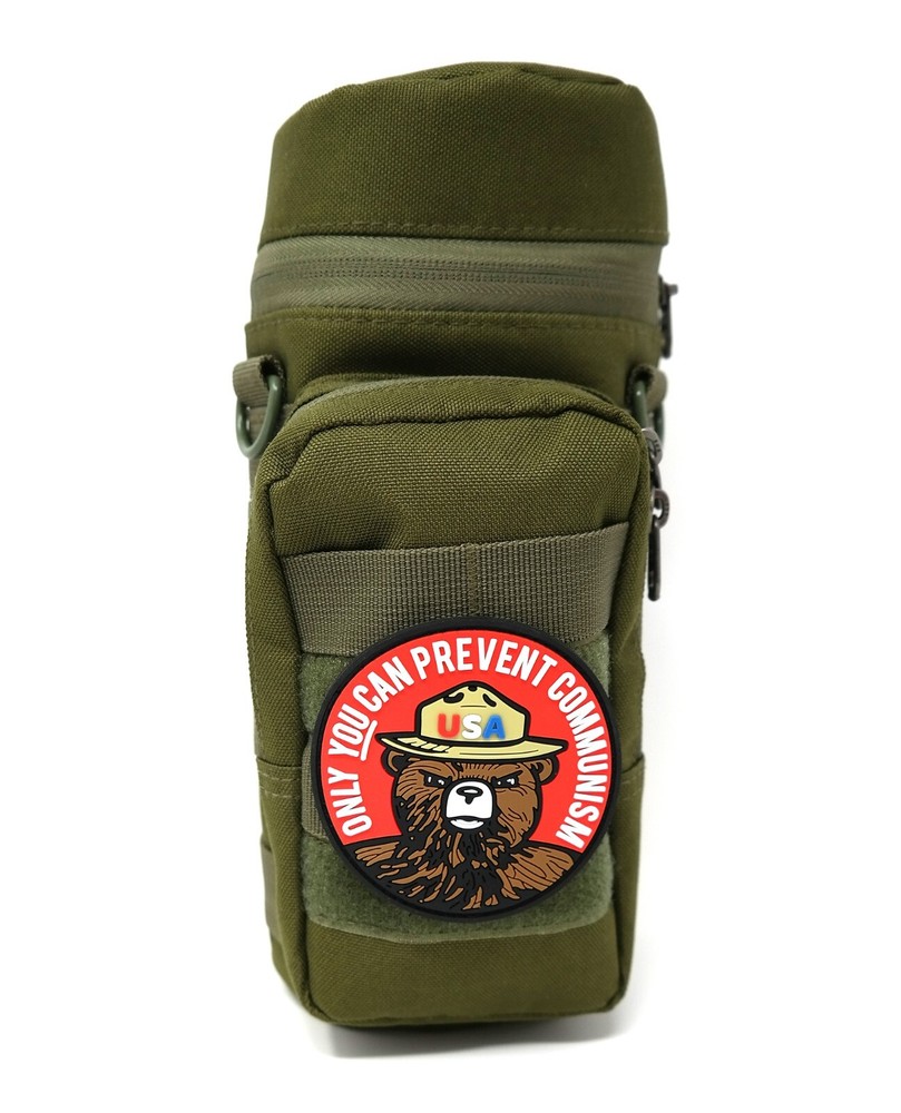 Only You Can Prevent Communism Bear Parody PVC Hook and Loop Patch