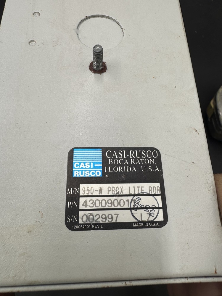 Casi Rusco GE Security Interface Panel Empty Cabinet Box