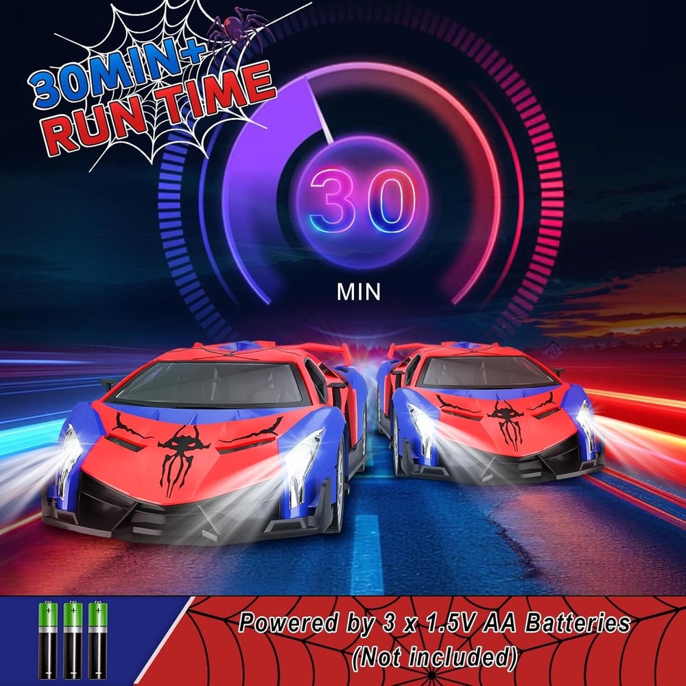 Spider Remote Control Car, Fast RC Car Toy with Light & Controller