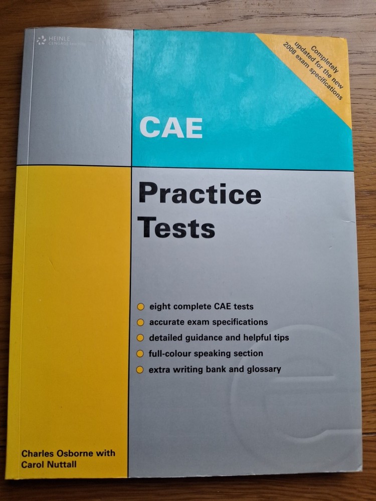 CAE Practice Tests  Paperbackcharles osborne 2008 with 3Audio  cds NEW