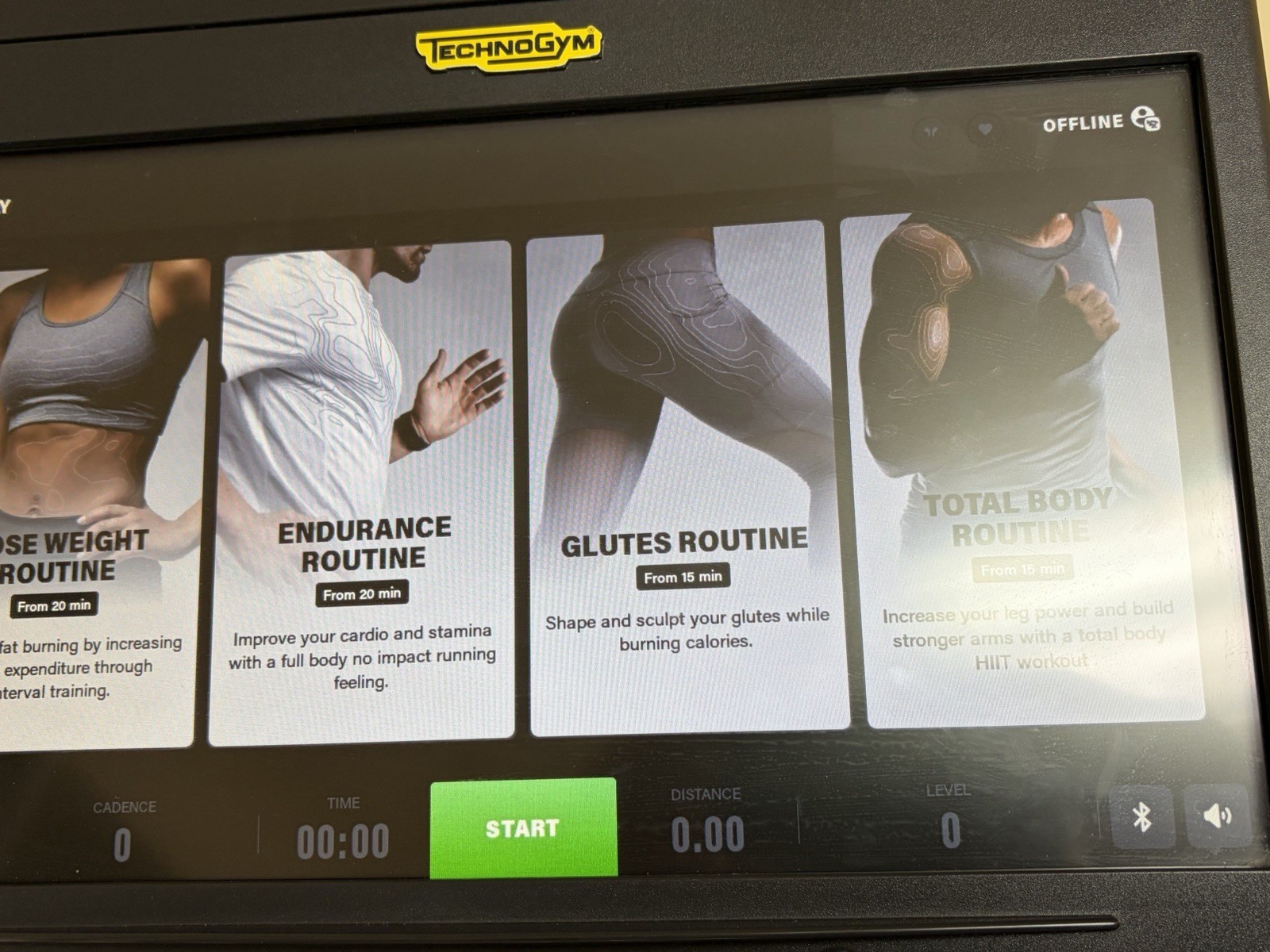 Technogym Elliptical Machine Touchscreen Console Commercial Programmable