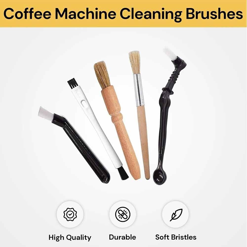 5PCS Set Coffee Machine Cleaning Kit for Coffee Grinder Brush Coffee Machine