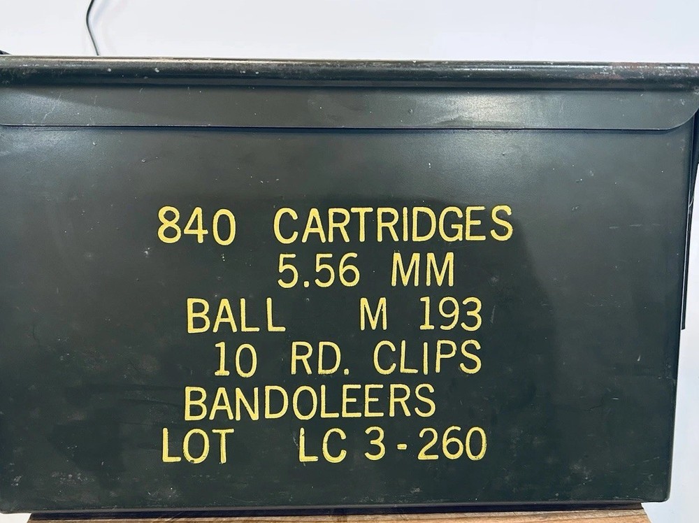 50 Caliber Metal Ammo Can Us Military Surplus