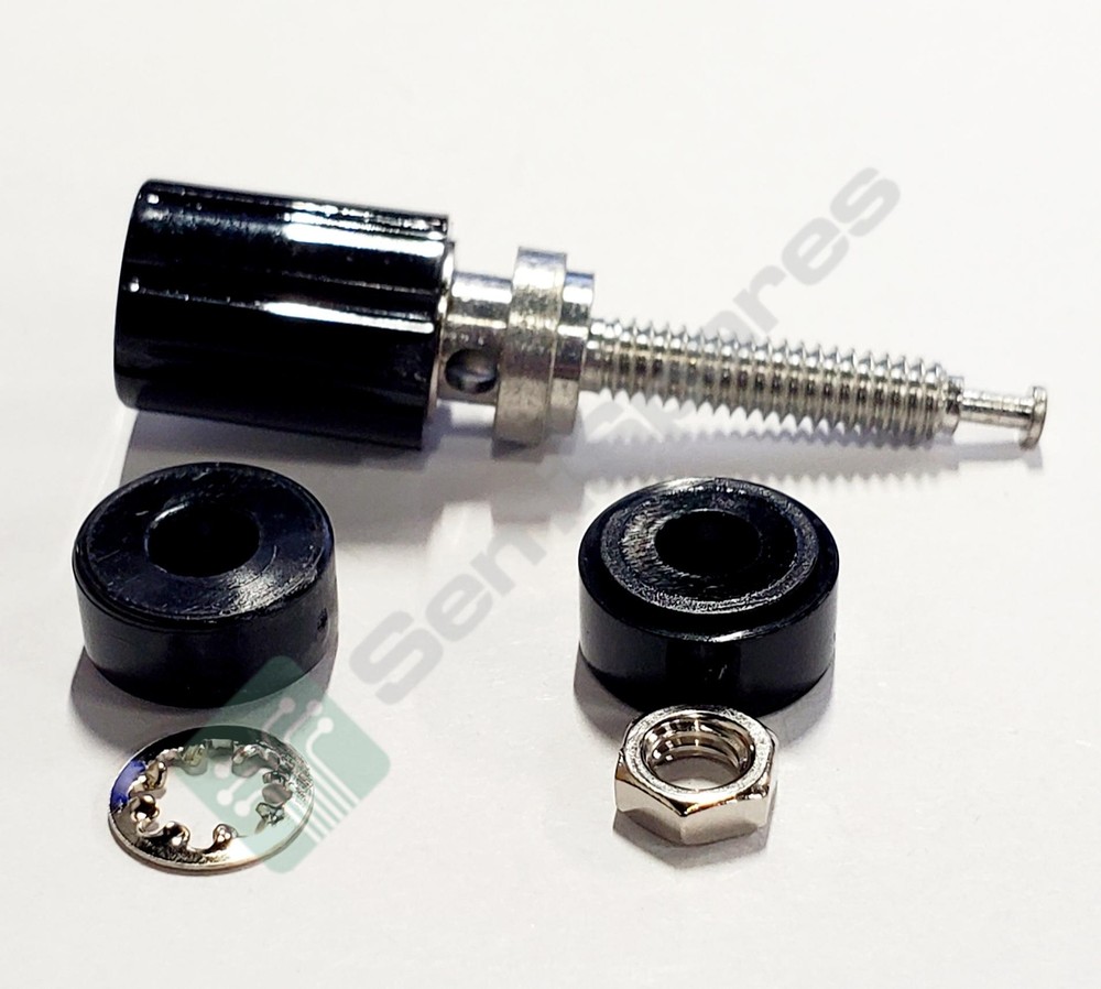 70 pcs. POMONA ELECTRONICS 3760-0 CONN BIND POST KNURLED BLACK