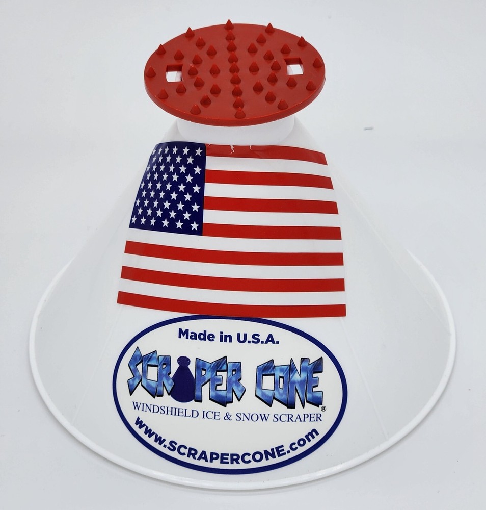 SCRAPER CONE®️ The Original Ice Scraper US Flag Special Addition Ice Scraper