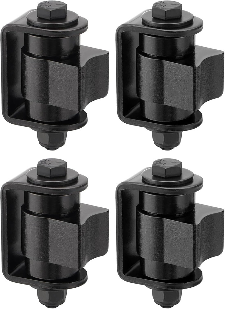 Heavy Duty Adjustable Gate Hinges, 1100Lbs Capacity, 4 Pack