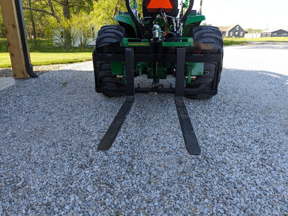 GWT VersaForks 51" Pallet Fork Frame 42" Tines Loader Tractor Quick 3 Point