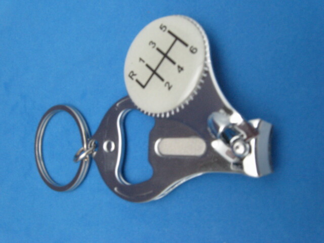 5 SPEED PATTERN #1 KEY RING NAIL CLIPPER BOTTLE OPENER #511
