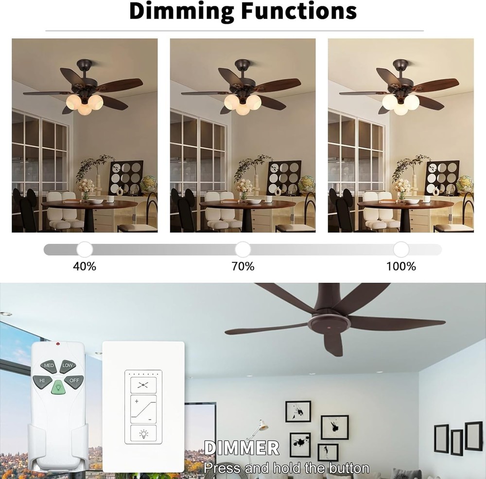 Ceiling Fan Remote Control Kit, Universal Ceiling Fan Remote Control Kit,