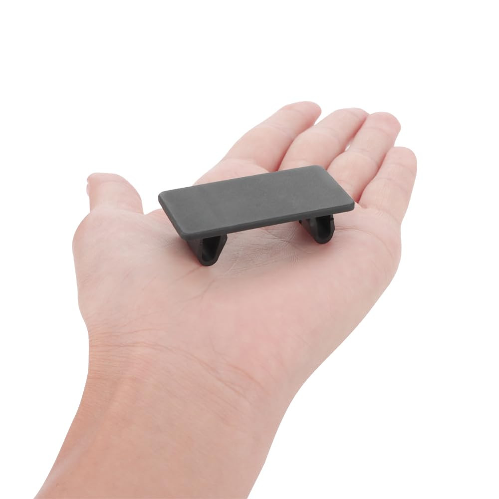 8 Pcs Rocker Switch Panel Cover ABS Rectangular Rocker Switch Blank Snap-In Hole