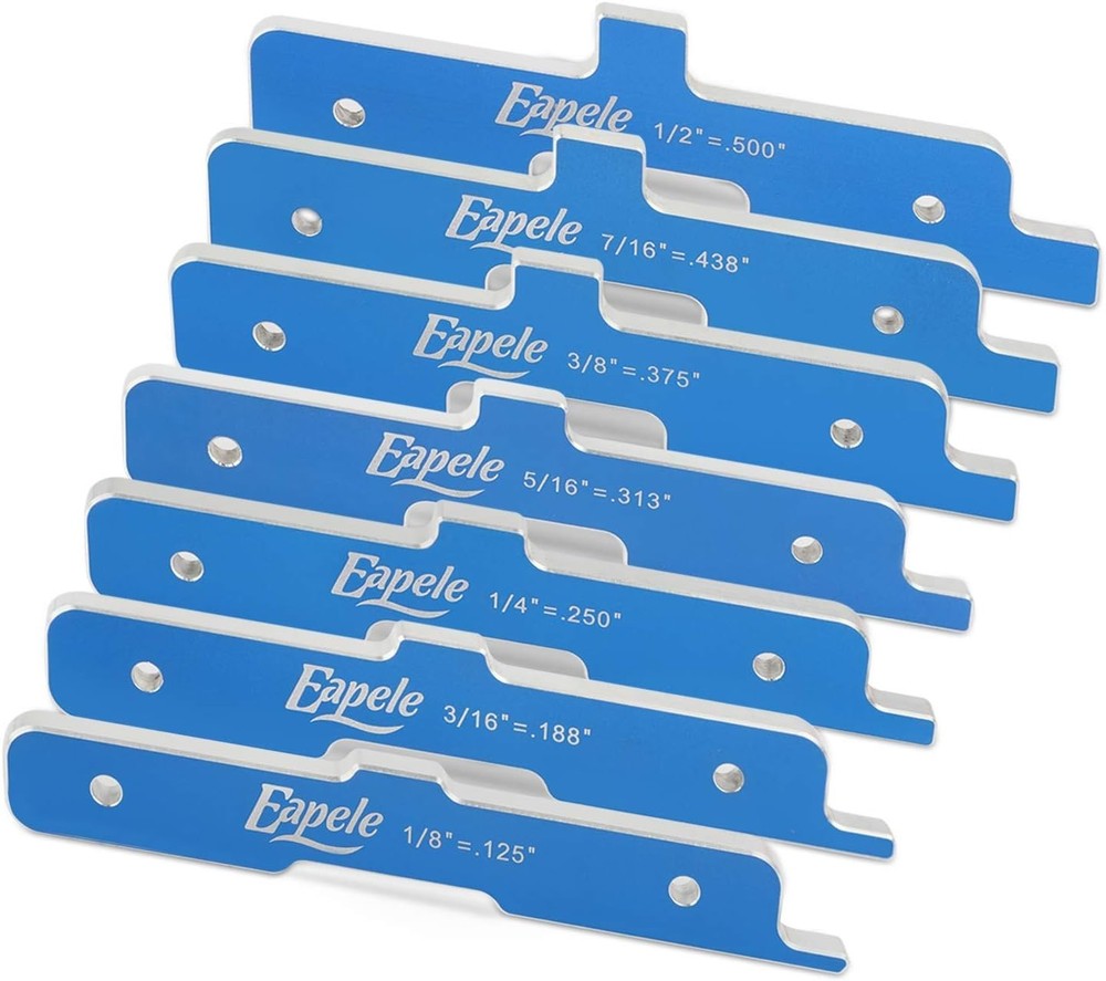 Precision Router Table Setup Bars for Woodworking Projects and Measurements