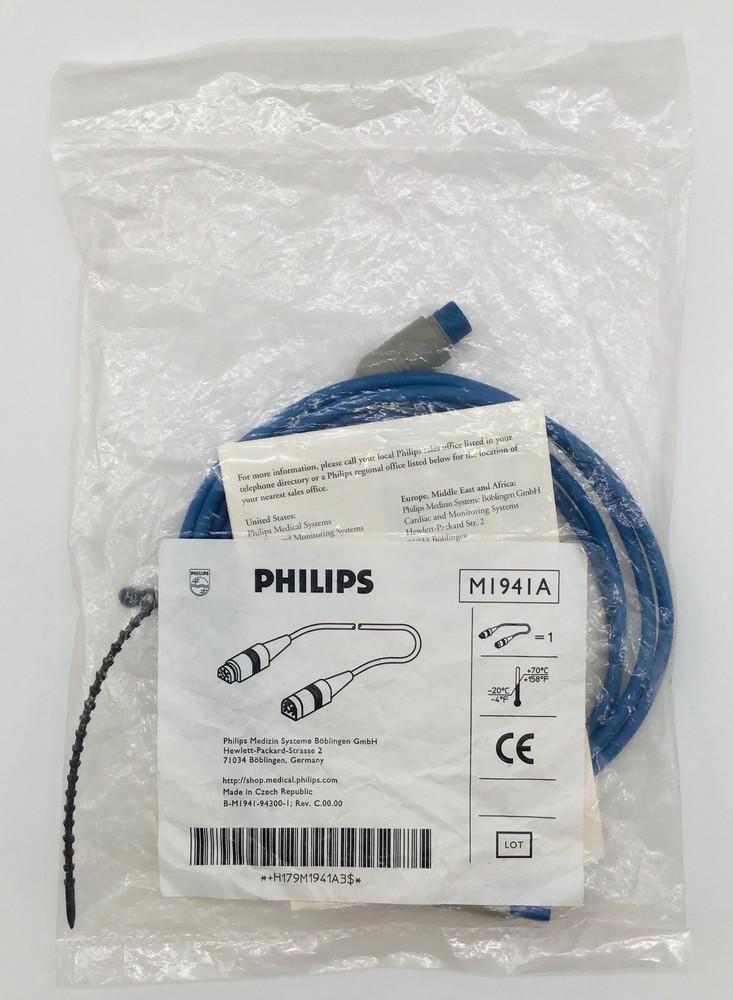 Philips M1941A SpO2 Adapter Cable
