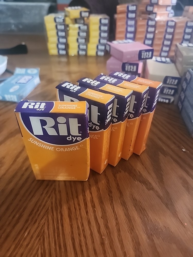 Rit Dye 43 Sunshine Orange New In Box