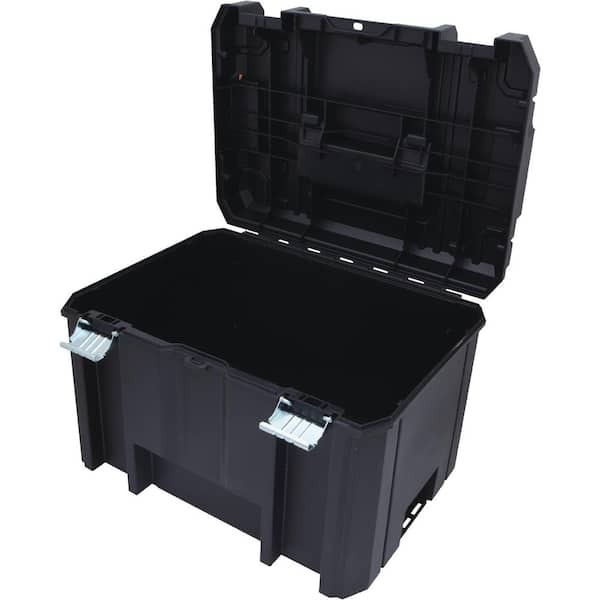 TSTAK VI 17 In. Stackable Deep Tool Storage Box