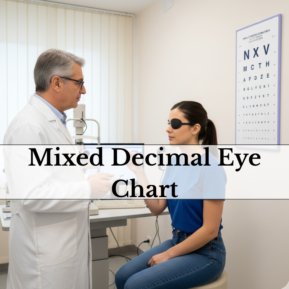 Mixed Decimal Eye Chart