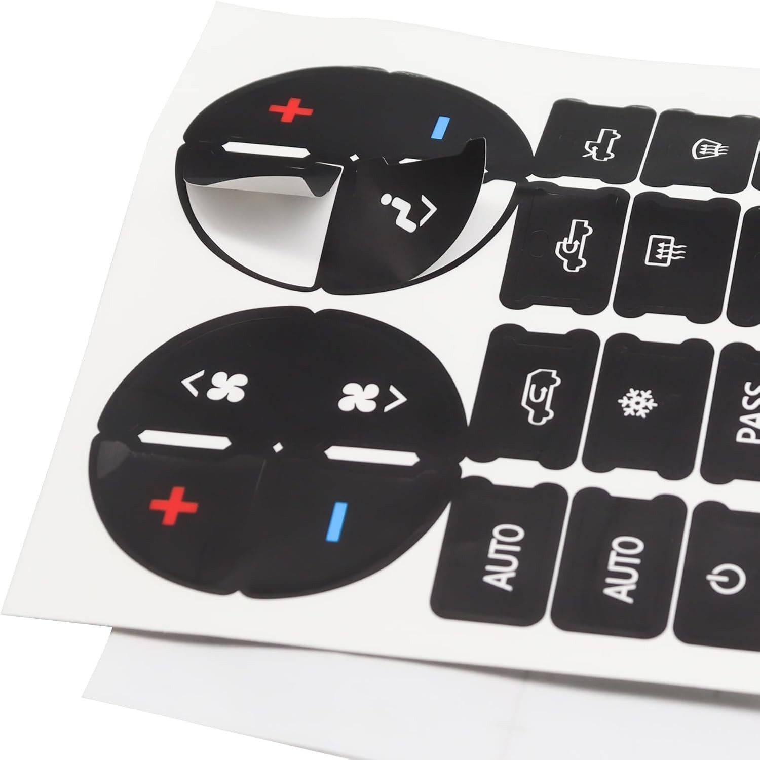 Replacement Climate Control Button Stickers For 2007-2014 Chevrolet GMC HVAC