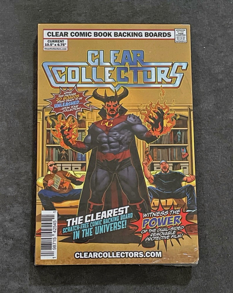 Clear Collectors - Clear Comic Backing Boards (20 Pack) - Current/Modern Size