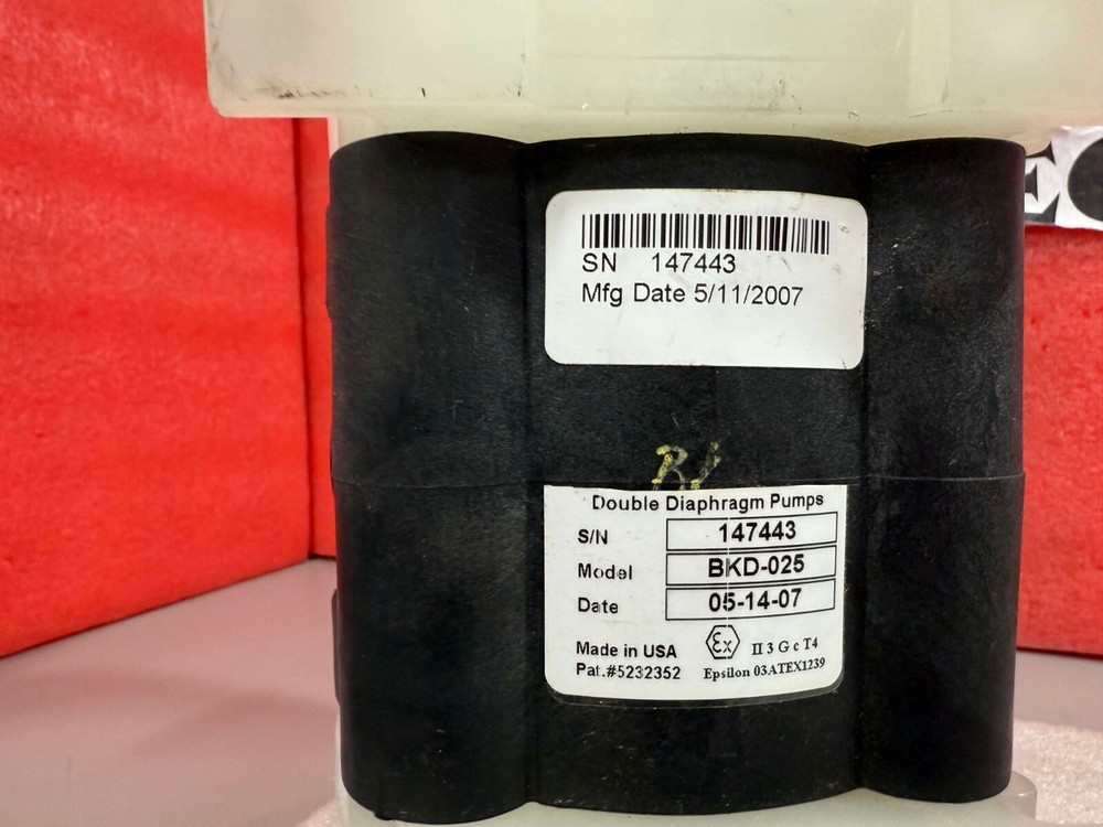 All-Flo BKD-025 DOUBLE Diaphragm Pump