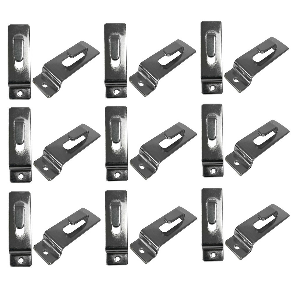 Utility Hooks - Single Slatwall Notch Hook - Chrome - PACK 25