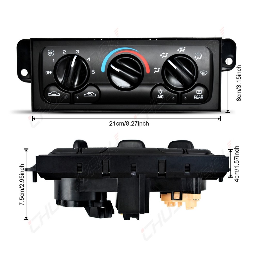 Climate Control Unit A/C Heater Control Switch For 1997-99 Oldsmobile Cutlass
