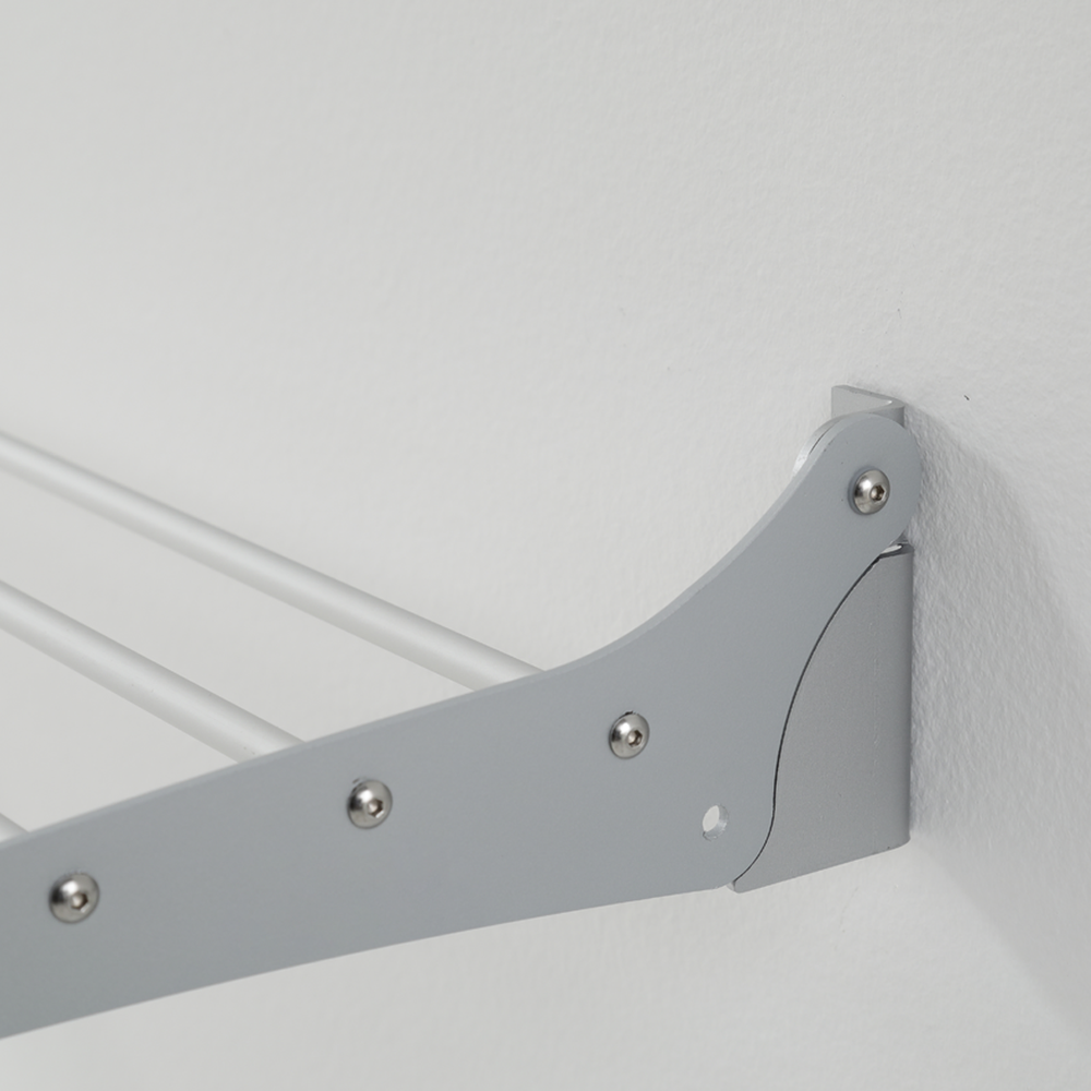 Wall mounted clothesline, foldable wall mounted clothesline, Foxydry Fold