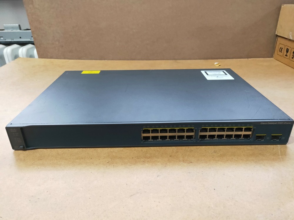Cisco WS-C3560V2-24TS-E Catalyst 3560V2 24 10/100 + 2 SFP + IPS (Enhanced) Image